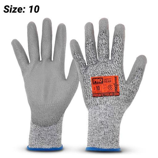 Pro Choice C5PUD10 Prosense C5 Cut 5 With PU Palm (SIZE 10)