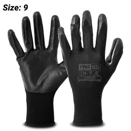 Pro Choice NP9 Super-Flex Nitrile Dip Glove (SIZE 9)
