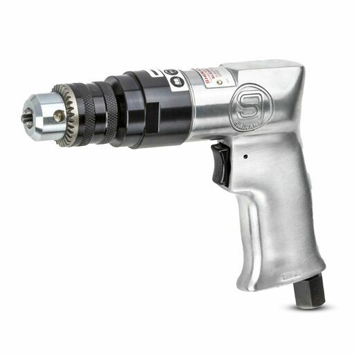 Shinano SI-5500 3/8" Capacity Geared Pistol Grip Drill – image 2