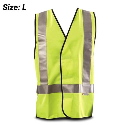 Pro Choice VDNYX-L Fluro Yellow X-Back Day/Night Safety Vest (LARGE)
