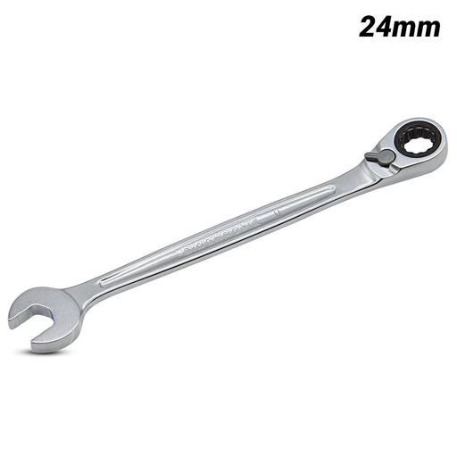 Sidchrome SCMT22354N 24mm 467 Pro Series Reversible Ratchet Ring & Open End Geared Spanner – image 2