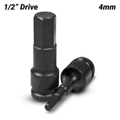 Sidchrome X4H04M 1/2" Drive INHEX 4mm Impact Metric Socket – image 2