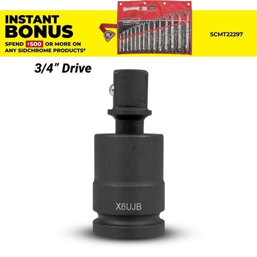 Sidchrome X6UJB 3/4" Drive Impact Universal Joint