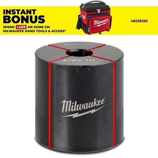 Milwaukee 4932430915 EXACT M22 Knockout Die to suit 18V Force Logic Knockout Tool M18HKP