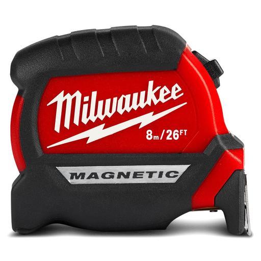 Milwaukee 48220526 8m/26ft Compact Magnetic Tape Measure – image 2