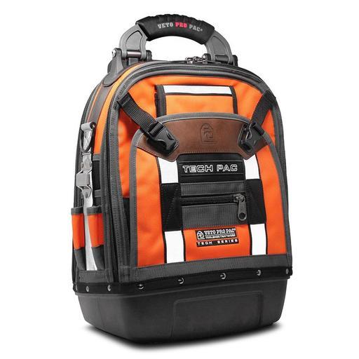 Veto Pro Pac Tech Pac HV Orange (VETOTP1HVO) 362mm x 251mm x 547mm HVAC Orange Hi-Vis Backpack Tool Bag