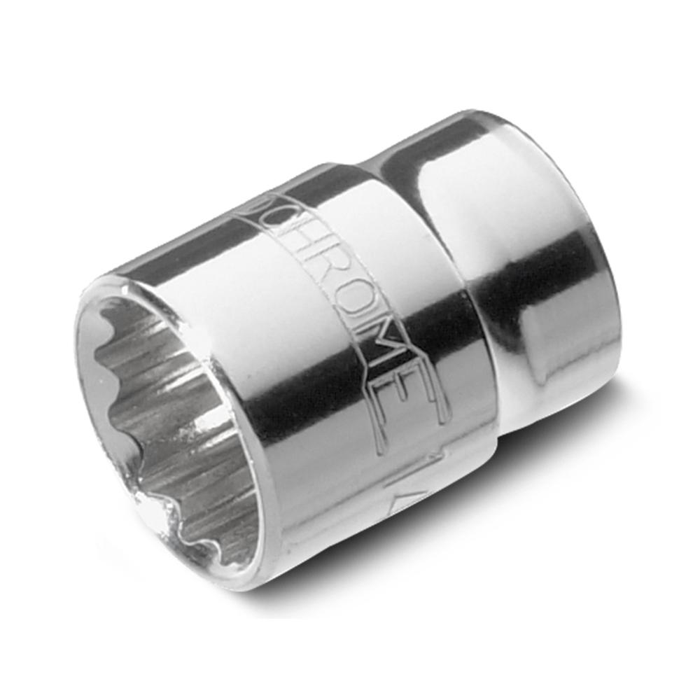 Sourcing Map Deep Impact Socket 3/8" Square Drive By 20mm Metric 6 Point Socket 65mm (2.56") Long CR-MO Steel Industrial Grade Flip Socket For Home Auto Hex Nuts Bolts Repair, Black - View #4