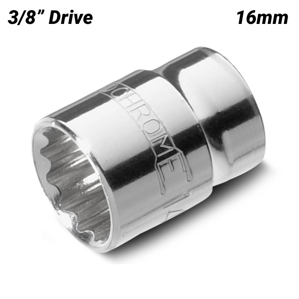 Sidchrome SCMT13226 3/8" Drive 16mm Metric Socket
