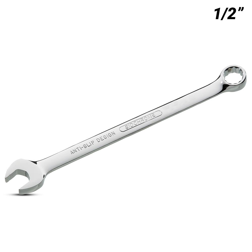 Sidchrome SCMT22419 1/2" Imperial AF Ring & Open End Combination Spanner – image 2