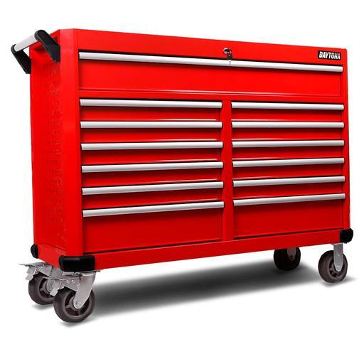 Daytona D53B 53" 13 Drawer Red Tool Box Bottom Roller Cabinet – image 2