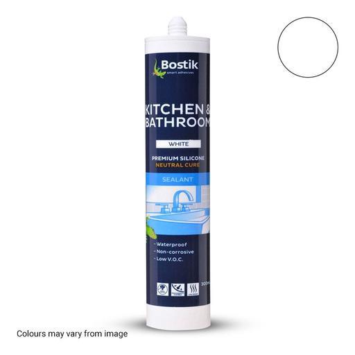 Bostik 30840077 300ml Kitchen & Bathroom Neutral Cure Silicone Sealant