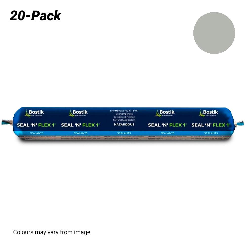 Bostik 3084003420PK 20-Pack 600ml Seal "N" Flex® 1 Polyurethane Sealant - Grey – image 1