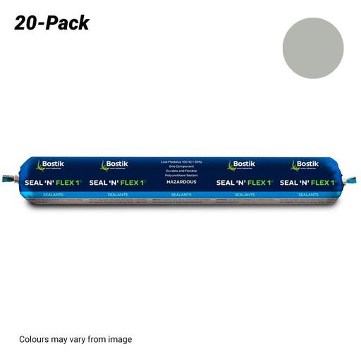 Bostik 3084003420PK 20-Pack 600ml Seal "N" Flex® 1 Polyurethane Sealant - Grey