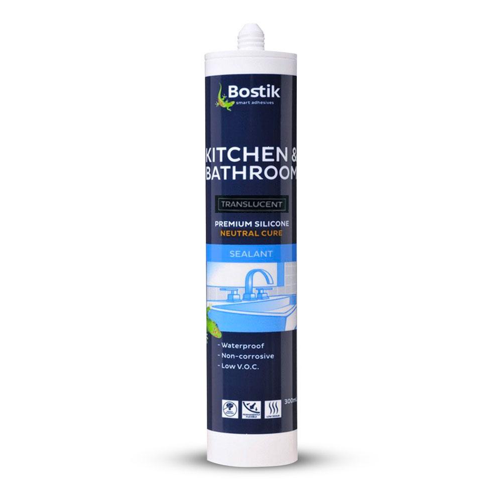 Bostik 3084012720PK 20-Pack 300ml Kitchen & Bathroom Neutral Cure Silicone Sealant - Translucent – image 3