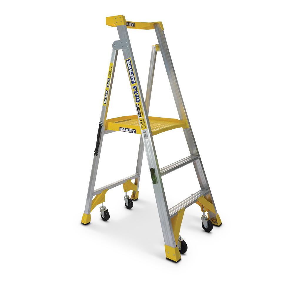 Bailey FS13538 0.9m Pro AL P170 3 Job Station Platform Stepladder – image 1