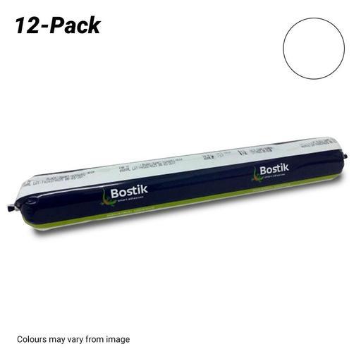 Bostik 3013213112PK 12-Pack 600ml ISR 70-03 Simson Silicone Elastic Adhesive/ Sealant - White