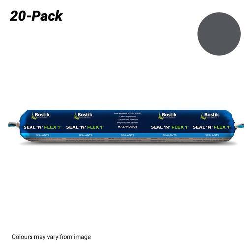 Bostik 3080095920PK 20-Pack 600ml Seal N Flex 1 Sealant Sausage - Epping Grey