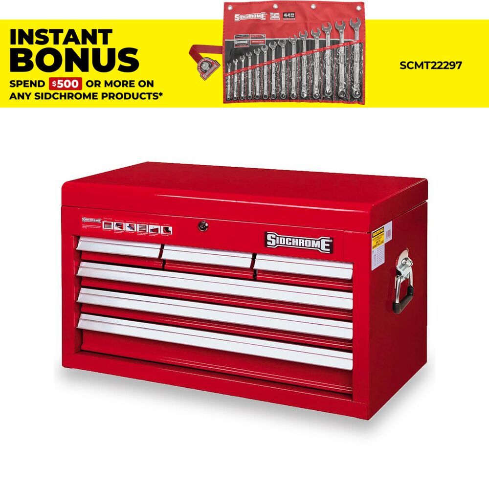 Sidchrome SCMT50216 6 Drawer Tool Chest – image 1