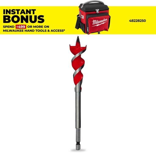 Milwaukee 48130068 20mm x 150mm Speed Feed Wood Auger Drill Bit
