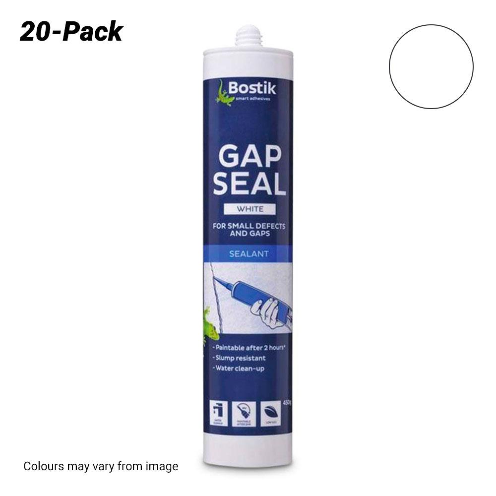 Bostik 3060538120PK 20-Pack 450g Acrylic Flexible Gap Seal Sealant - White – image 1
