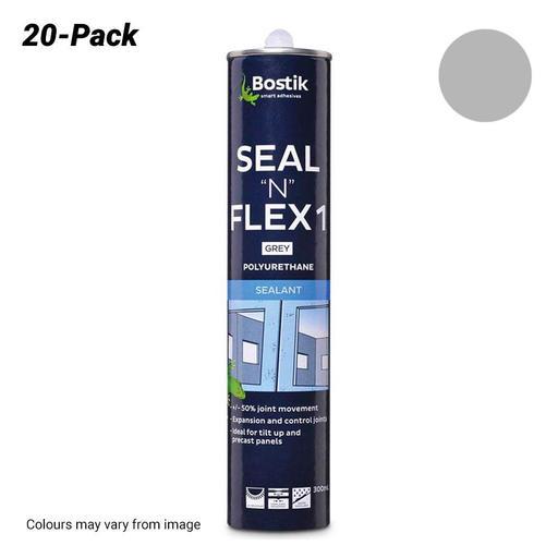 Bostik 3080324320PK 20-Pack 300ml Seal ‘N’ Flex® 1 Class-A Polyurethane Sealant - Grey