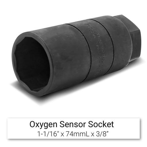 Daytona D10SENS 10pcs 1/2" & 3/8" Drive 22-29mm Oxygen Sensor Socket Set – image 8