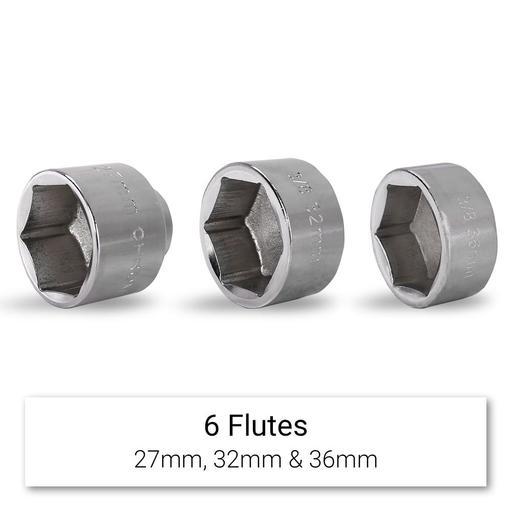 Daytona DOIL9C 9pce 3/8" Oil Cap Filter Wrench Set – image 4