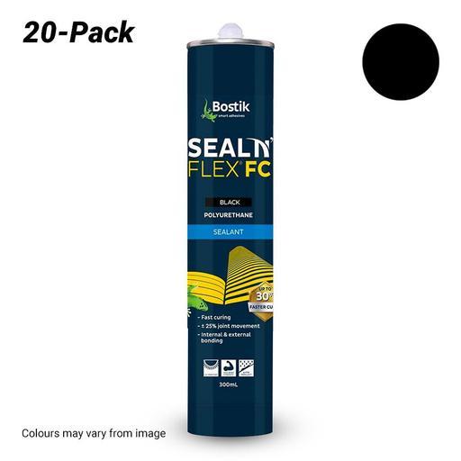 Bostik 3084007520PK 20-Pack 300ml Seal "N" Flex® FC Fast Cure Polyurethane Adhesive/Sealant - Black
