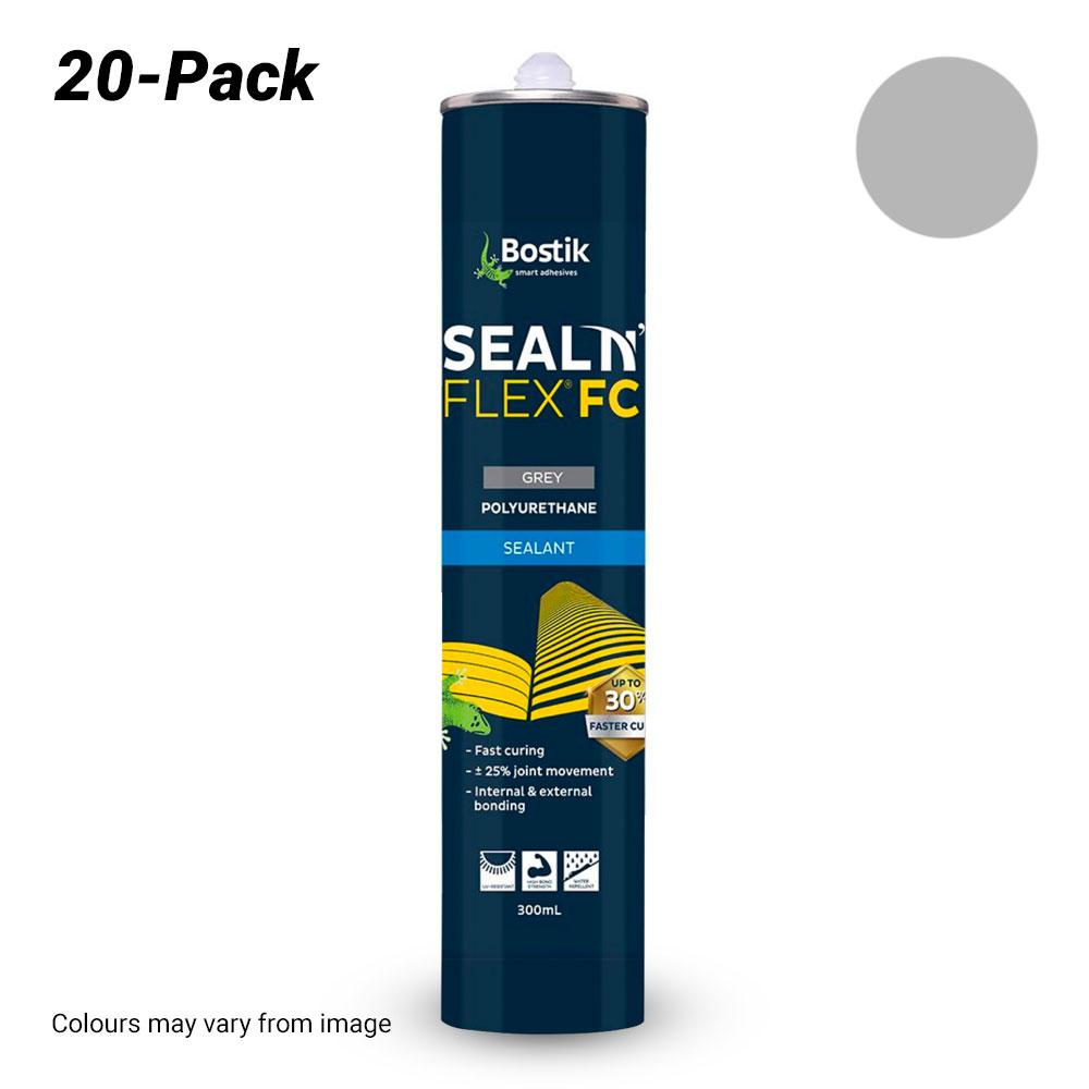 Bostik 3084007320PK 20-Pack 300ml Seal "N" Flex® FC Fast Cure Polyurethane Adhesive/Sealant - Grey – image 1