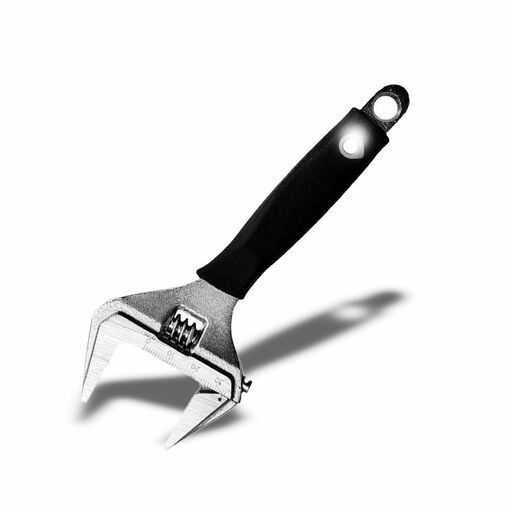 PlumBOSS AW-XWO-06 152mm Extra Wide 34mm Adjustable Wrench