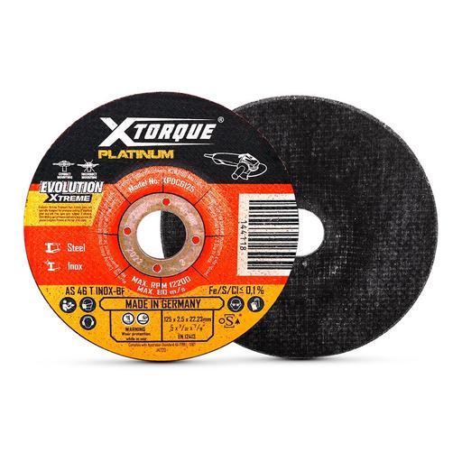 Xtorque XPDCG125 Platinum 125mm (5") 2.5mm Depressed Centre Premium Inox Cut & Grind Disc – image 2
