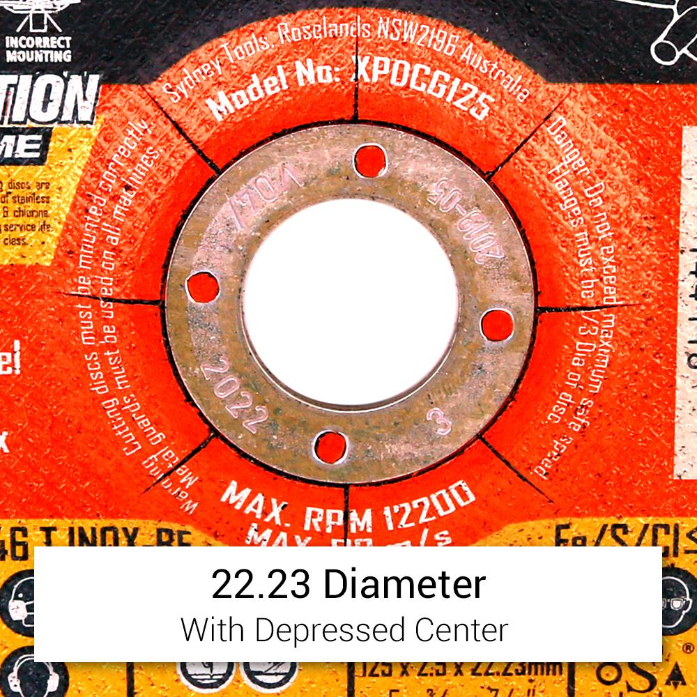 Xtorque XPDM180 Platinum 180mm (7") 1.6mm Depressed Centre Premium Multi Material Cutting Disc – image 5
