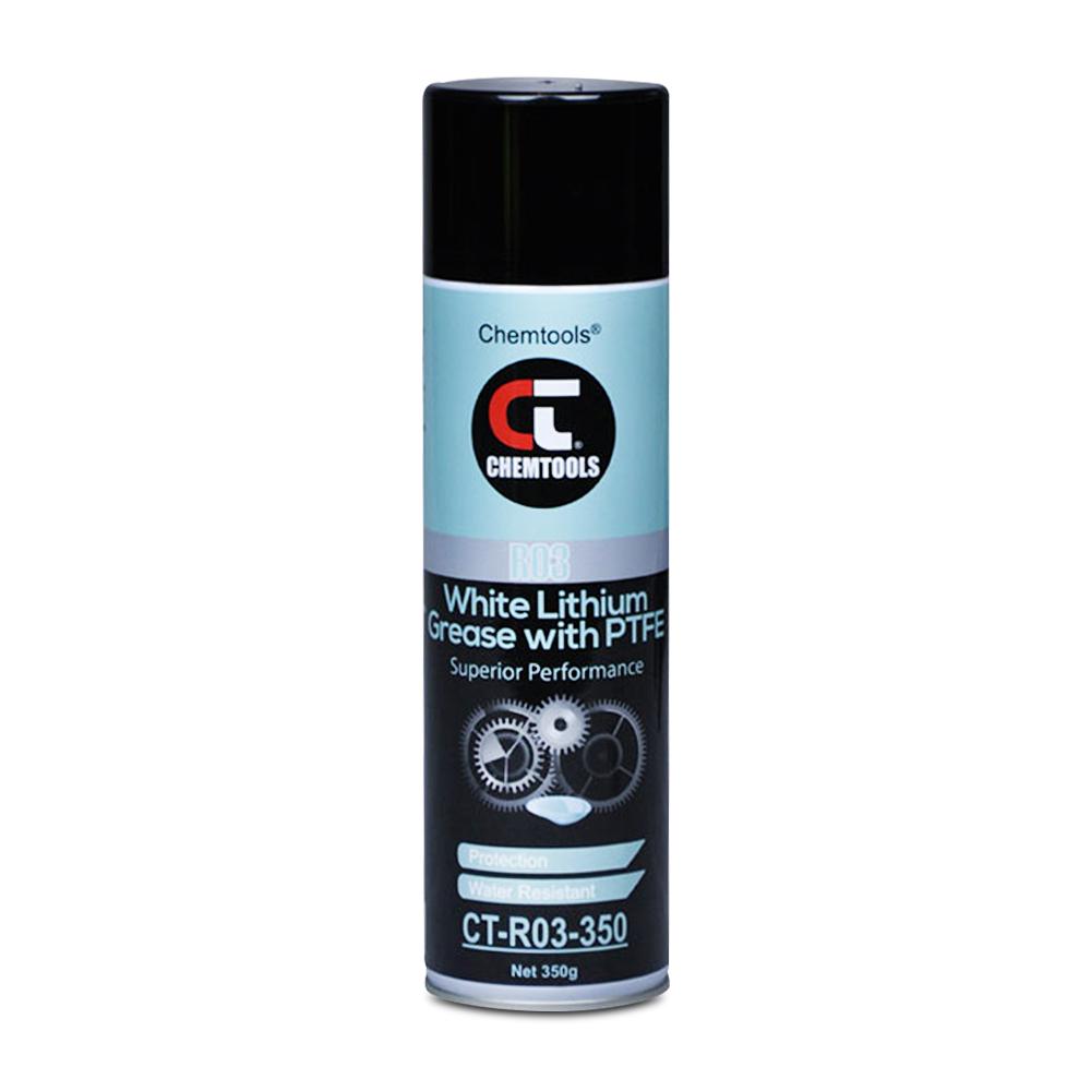 Chemtools CT-R03-350 350g R03 White Lithium Grease Aerosol with PTFE – image 1