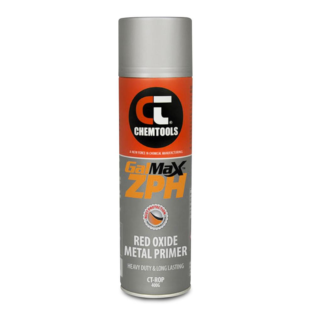 Chemtools CT-ROP-400 400g ZPH Red Oxide Metal Aerosol Primer – image 1
