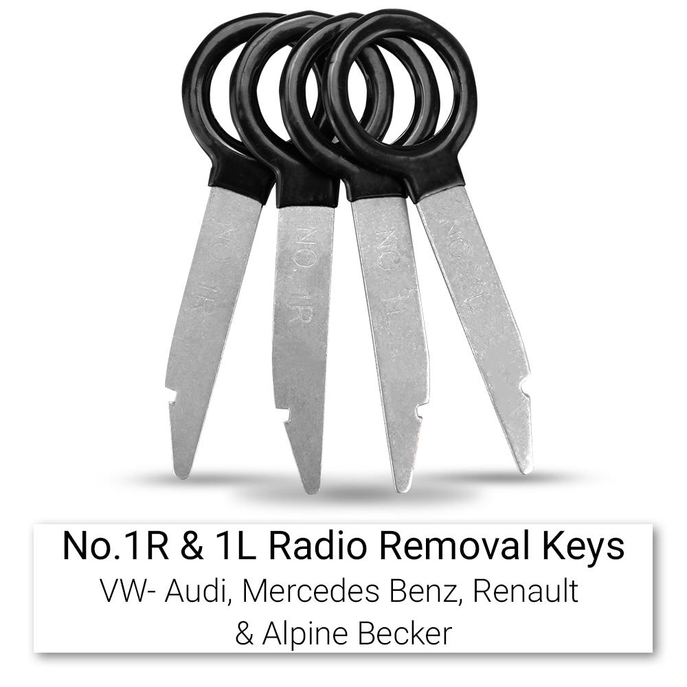  2 Removal Tool for Becker Blaupunkt Alpine Mercedes  Audi VW Skoda