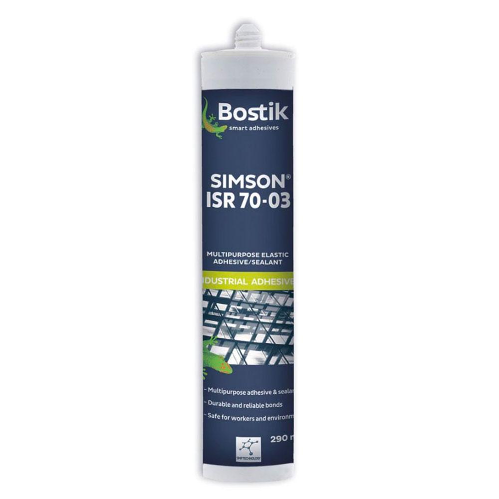 Bostik 3013217112PK 12-Pack 290ml Simson ISR 70-03 Elastic Adhesive/ Sealant Cartridge - Black – image 4