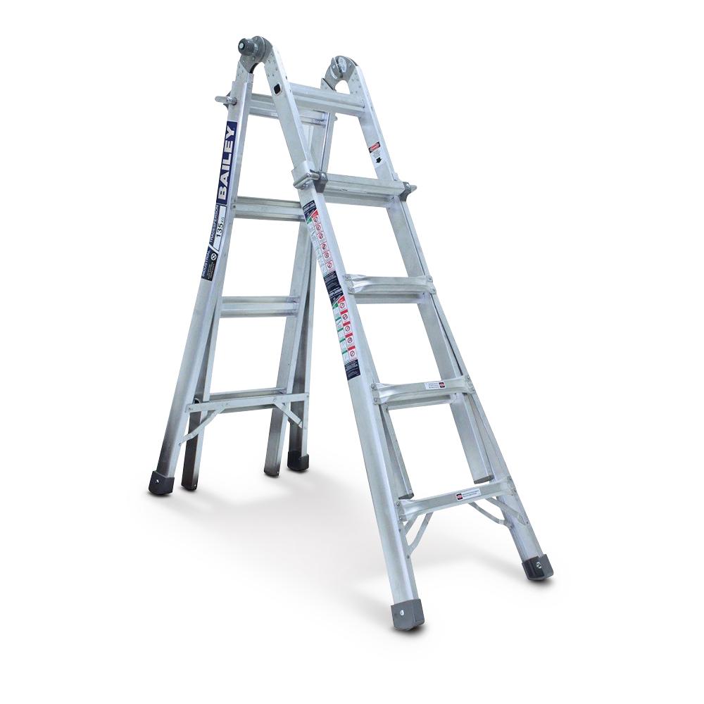 Bailey FS13644 2.3/4.5m 135kg AL BXS20 MKII Multi-Purpose Extendable Stepladder – image 1