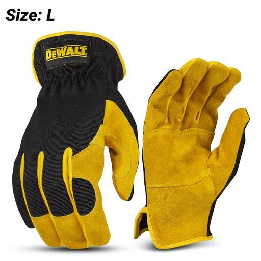 DeWalt DPG216L Leather Performance Hybrid Gloves (LARGE)