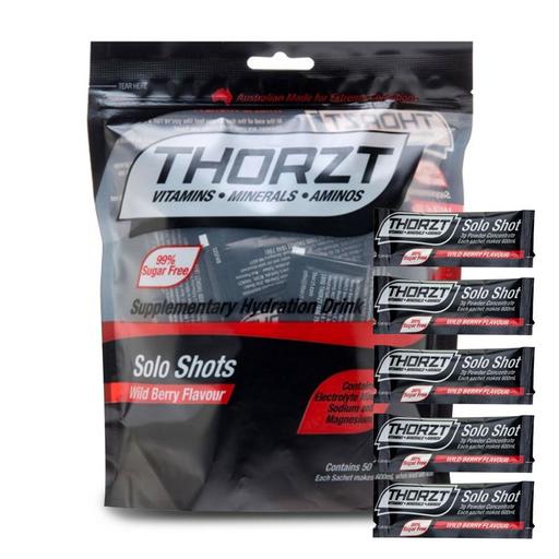 THORZT SSSFWB 50 x 600ml Sugar Free Solo Shot Pack - Wild Berry