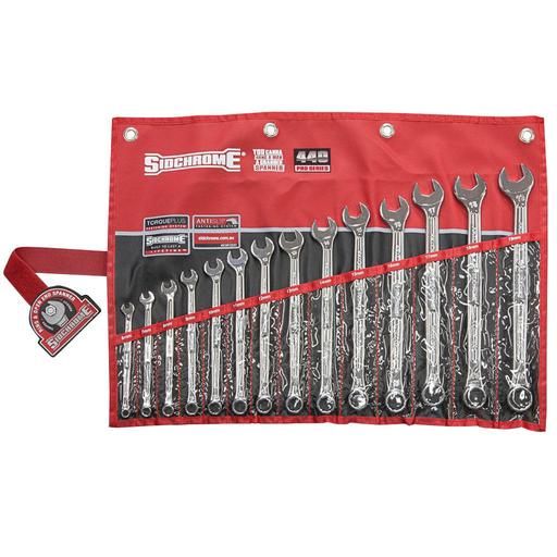 Sidchrome SCMT22297 14pce 440 Pro Series Ring & Open End Metric Spanner Set – image 2