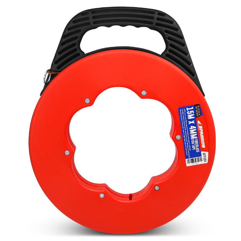 Sparrow SFTF154 15m x 4mm Fibreglass Fish Tape Cable Puller – image 2