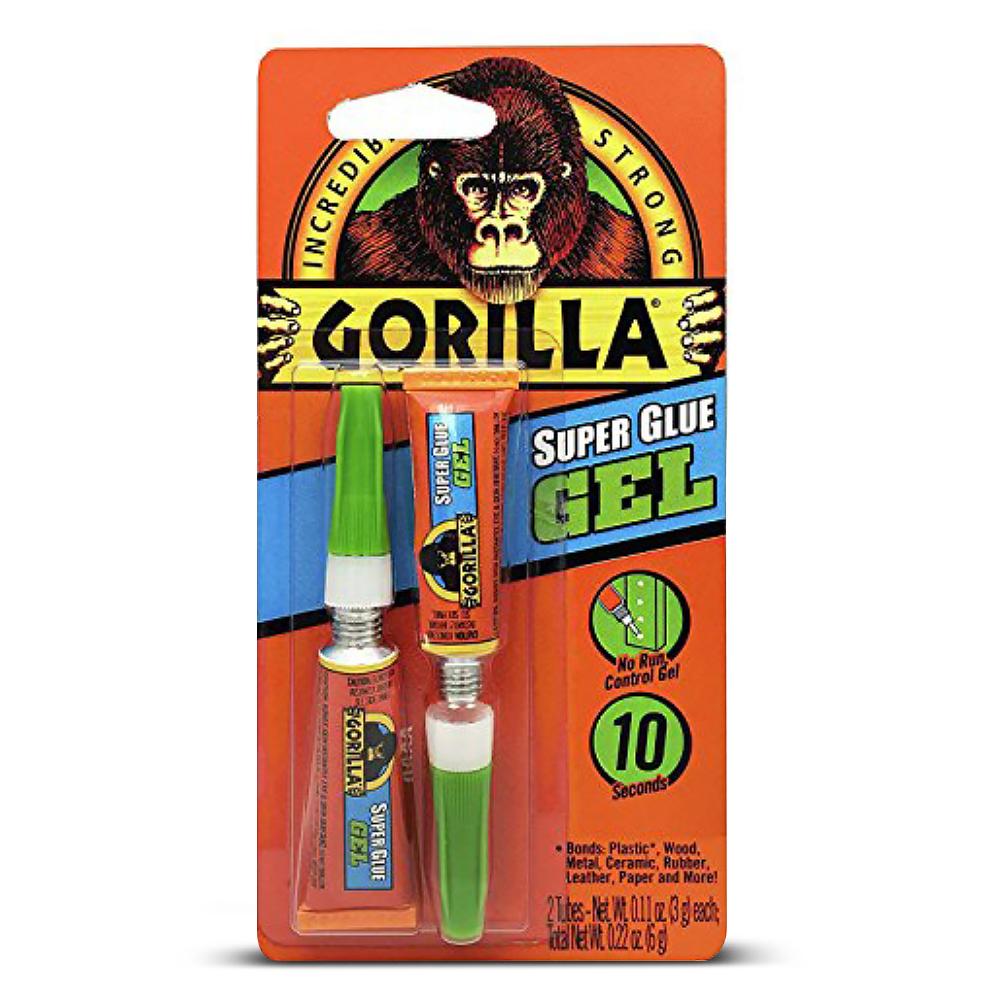 Gorilla Glue GG41025 2-Pack 3g Superglue Gel Squeeze Tubes – image 2
