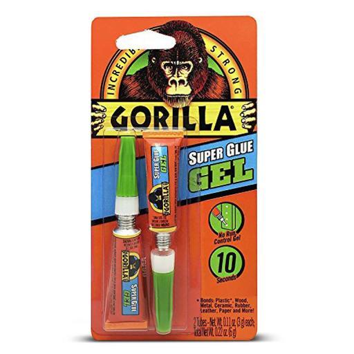 Gorilla Glue GG41025 2-Pack 3g Superglue Gel Squeeze Tubes – image 2