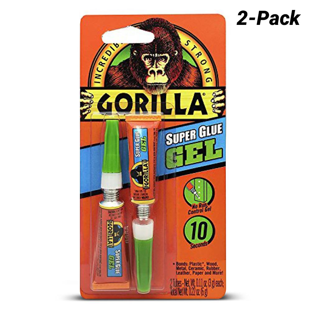 Gorilla Glue GG41025 2-Pack 3g Superglue Gel Squeeze Tubes – image 1