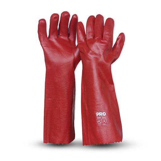 Pro Choice PVC45 45cm Red Safety Gear PVC Red Gloves - Large – image 2