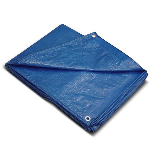 Polytuf B720 2.4m x 3m Medium Duty Blue Tarp – image 2