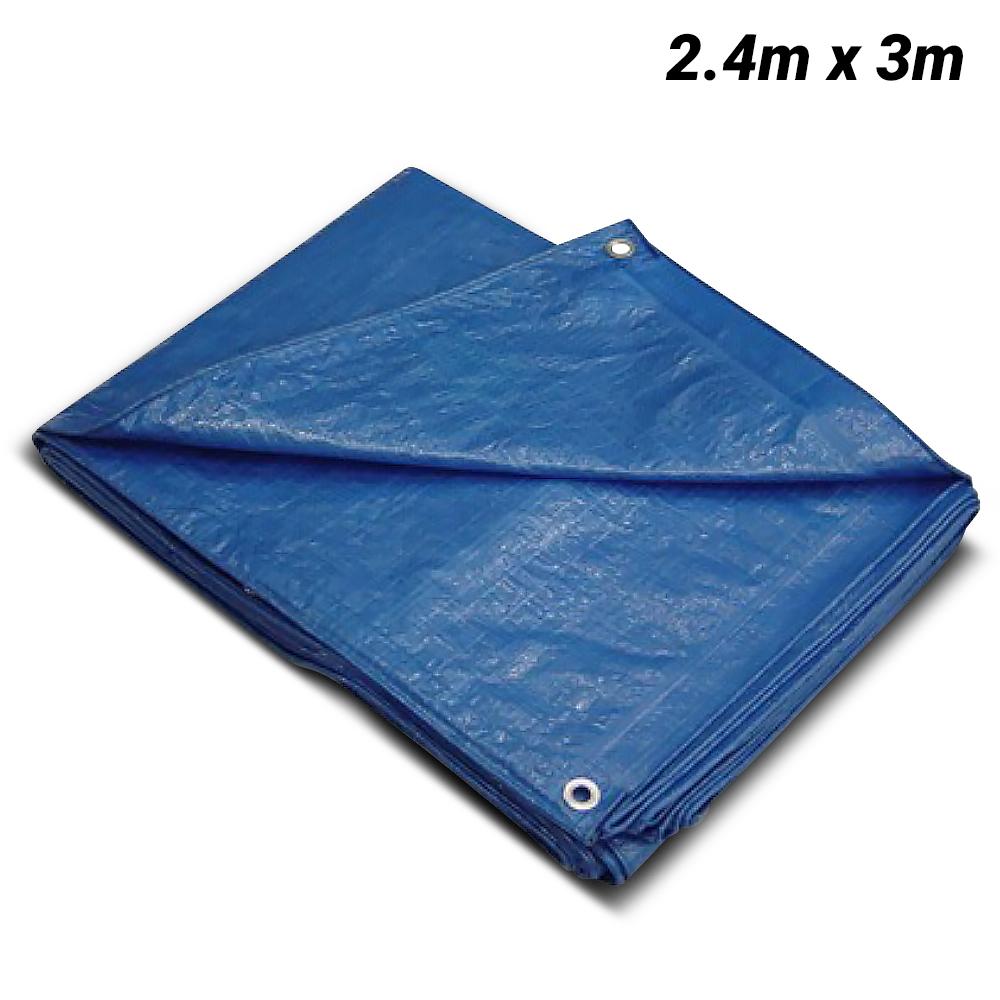 Polytuf B720 2.4m x 3m Medium Duty Blue Tarp – image 1