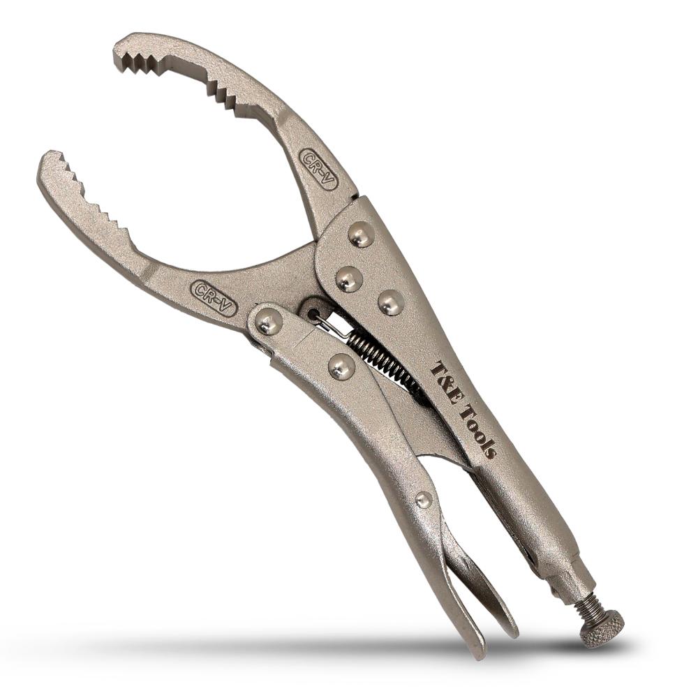 T&E Tools 4285 53118mm Oil Filter Master Locking Pliers