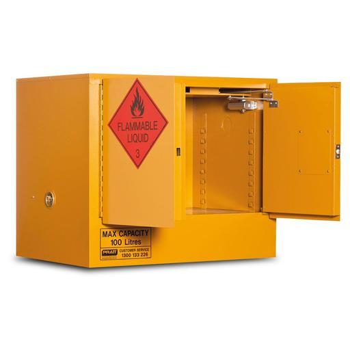 Pratt 5535AS 100L 2 Door 1 Shelf Flammable Storage Cabinet – image 2