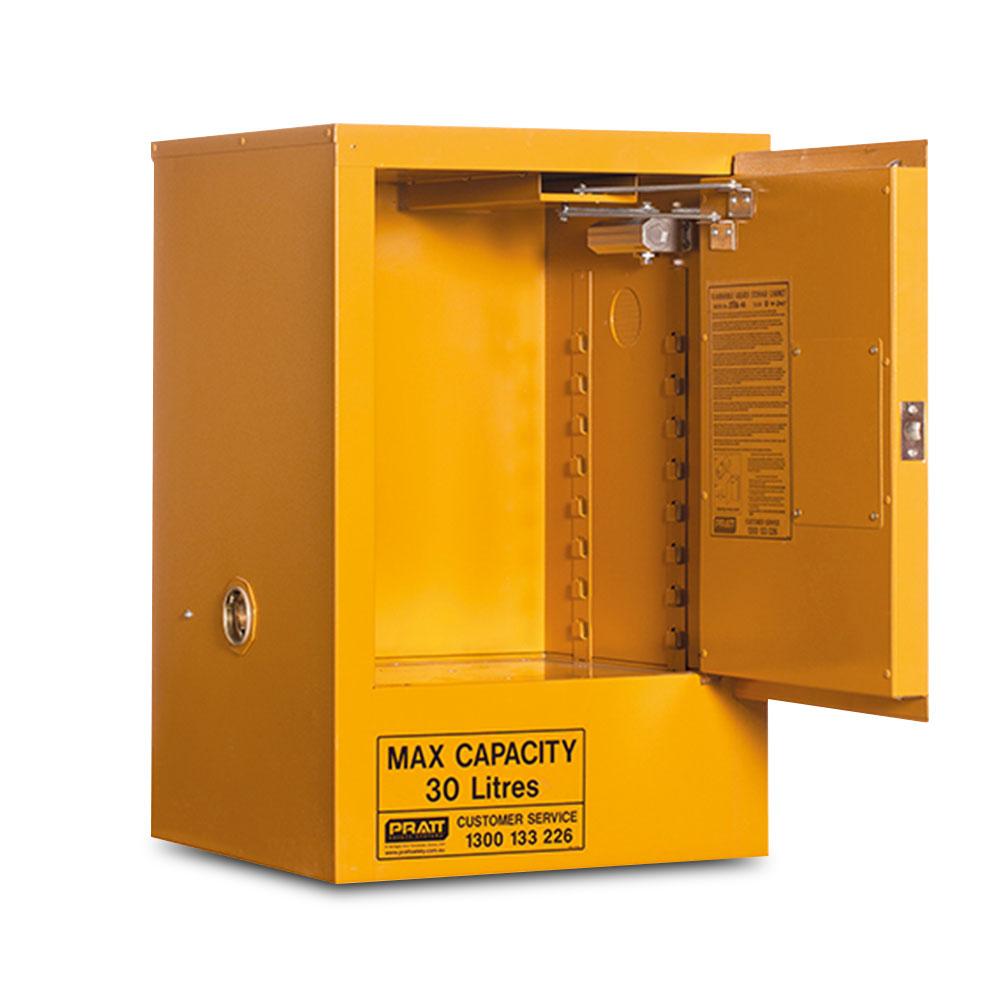 Pratt 5516as 30l 1 Door 1 Shelf Flammable Storage Cabinet
